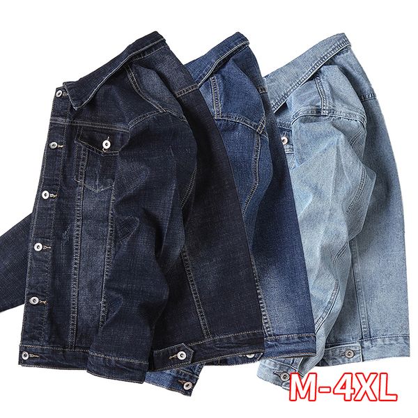 new denim jacket men spring and autumn simple denim jacket men light blue hole casual loose, Black;brown
new denim jacket men spring and autumn simple denim jacket men light blue hole casual loose, Black;brown