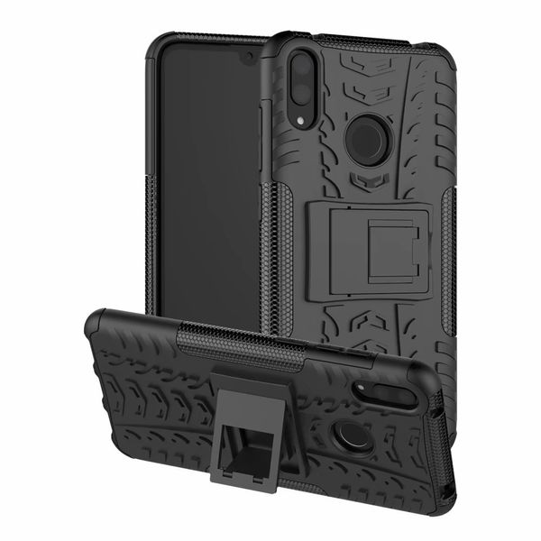 Image of For Huawei Y7 Pro 2019 Case Stand Cool Rugged Combo Hybrid Armor Bracket Impact Holster Cover For Huawei Y7 Pro 2019