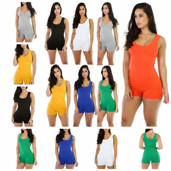 2021 europe united states fashion pure color round head lapel sleeveless thin body movement shorts, Black;white
2021 europe united states fashion pure color round head lapel sleeveless thin body movement shorts, Black;white