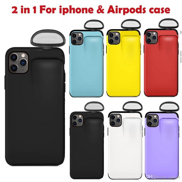 2 in 1 phone cases for airpod new shell coque for iphone 11 pro max se 2020 xs max xr x 10 11pro with air pods holder case cover fundas
2 in 1 phone cases for airpod new shell coque for iphone 11 pro max se 2020 xs max xr x 10 11pro with air pods holder case cover fundas