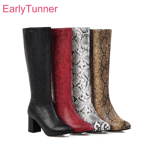 2019 winter brand new comfortable brown white women knee high riding boots high heels lady shoes es754 plus big size 12 43 46 48, Black
2019 winter brand new comfortable brown white women knee high riding boots high heels lady shoes es754 plus big size 12 43 46 48, Black