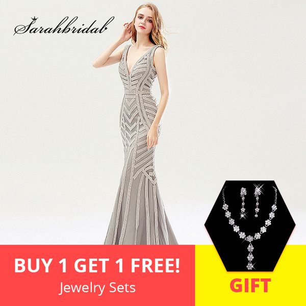 shining silver beading mermaid evening dresses tulle v-neck long women formal party dress luxury maxi prom gowns 476, White;black
shining silver beading mermaid evening dresses tulle v-neck long women formal party dress luxury maxi prom gowns 476, White;black
