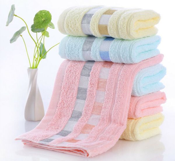 cotton bath towel baby kids washcloth absorbent terry face hand beach towel