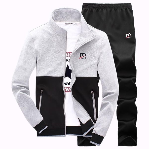 new fashion spring autumn men sporting suit hoodies +pant sweatsuit two piece set tracksuit set for men clothing, Gray
new fashion spring autumn men sporting suit hoodies +pant sweatsuit two piece set tracksuit set for men clothing, Gray