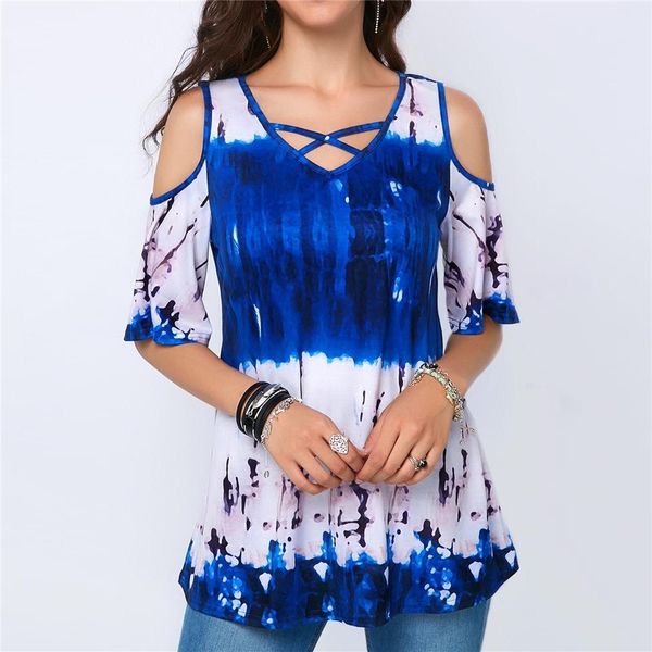 women fashion short long sleeve tunic ladies v-neck print plus size blouse off shoulder casual t shirt women clothing, White
women fashion short long sleeve tunic ladies v-neck print plus size blouse off shoulder casual t shirt women clothing, White