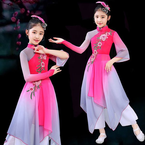 classic folk dance costume for girl yangko dance dress fan clothing kids chinese national dancewear performance dress, Black;red
classic folk dance costume for girl yangko dance dress fan clothing kids chinese national dancewear performance dress, Black;red