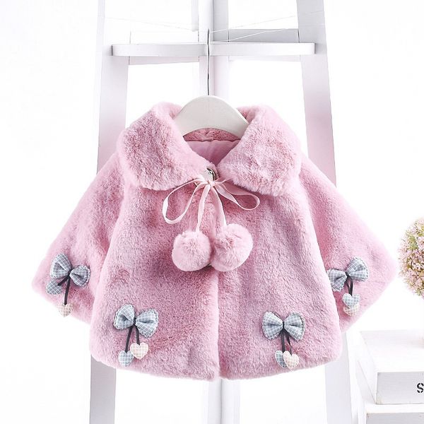 autumn warm winter girls coat kids children baby infants outwear thicken bow cape faux fur cloak jackets, Blue;gray
autumn warm winter girls coat kids children baby infants outwear thicken bow cape faux fur cloak jackets, Blue;gray