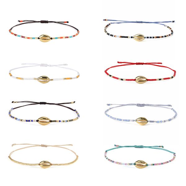 kelitch miyuki shell cowrie bracelets handmade seed beaded string bracelets cuff adjustable friendship charm jewelry for female, Black
kelitch miyuki shell cowrie bracelets handmade seed beaded string bracelets cuff adjustable friendship charm jewelry for female, Black