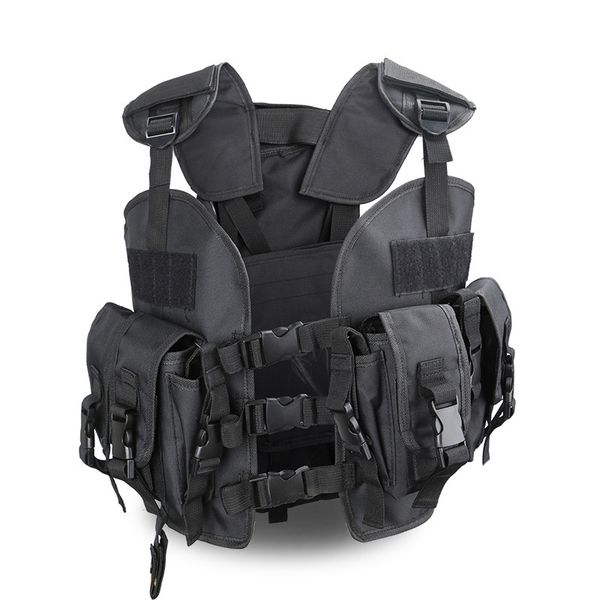 tactical vest wargame sports wear paintball carrier strike vest with water bag, Camo;black
tactical vest wargame sports wear paintball carrier strike vest with water bag, Camo;black