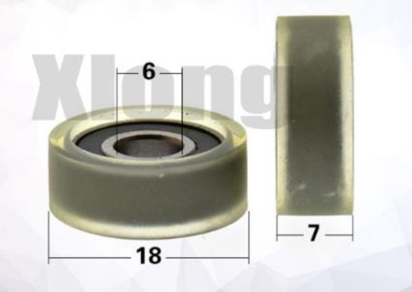 2pcs 10*70*15mm slotted wire guide wheel fitness equipment size bird pulley accessories 7 cm nylon u slotted wheel 
2pcs 10*70*15mm slotted wire guide wheel fitness equipment size bird pulley accessories 7 cm nylon u slotted wheel