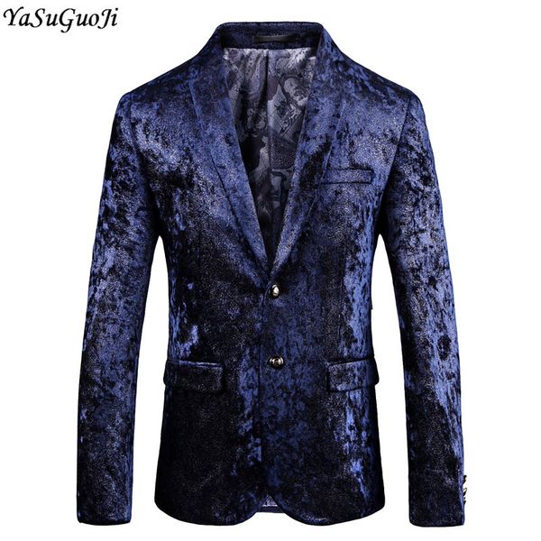 yasuguoji smart casual style fashion floral blazer men blue mens suits blazers mens stage jackets men casual blazer, White;black
yasuguoji smart casual style fashion floral blazer men blue mens suits blazers mens stage jackets men casual blazer, White;black