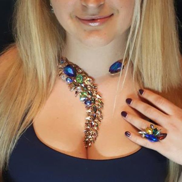 lady bohemian luxury crystal beads cuff collar choker necklace women multicolored wedding maxi statement jewelry 3735, Silver
lady bohemian luxury crystal beads cuff collar choker necklace women multicolored wedding maxi statement jewelry 3735, Silver