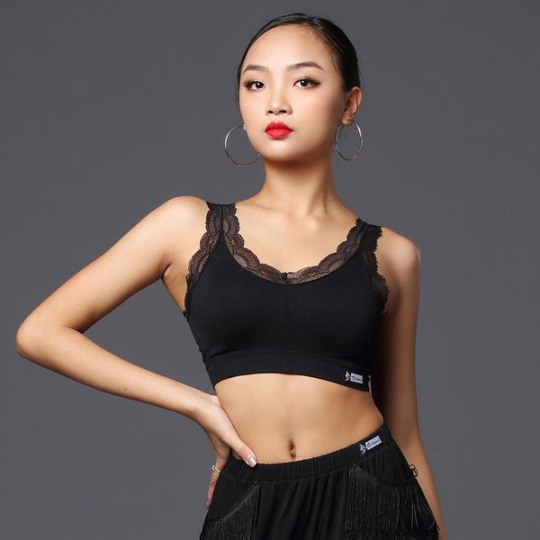 latin dance practice clothes yoga sports bottom vest lace with chest pad dwy2772, Black;red
latin dance practice clothes yoga sports bottom vest lace with chest pad dwy2772, Black;red