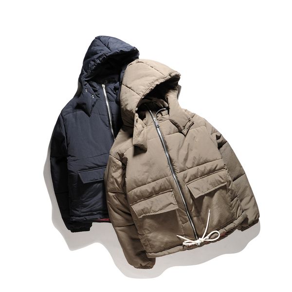 2020 short style fill in cotton padded men women jackets coat hiphop high street clothing man hooded jakcet parka, Black;brown
2020 short style fill in cotton padded men women jackets coat hiphop high street clothing man hooded jakcet parka, Black;brown
