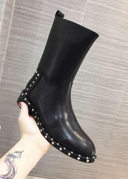 brand name rivet womens half martin waterproof autumn winter boots cow leather motorcycle zip shoes original box size 35-41, Black
brand name rivet womens half martin waterproof autumn winter boots cow leather motorcycle zip shoes original box size 35-41, Black