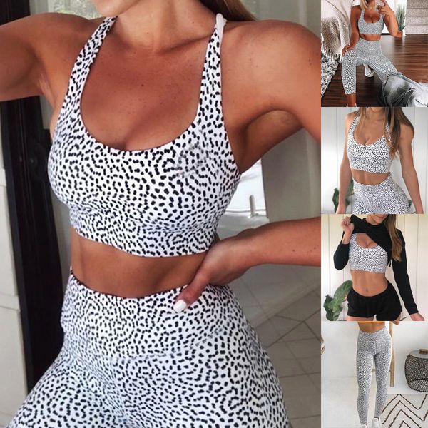 yoga set leopard print sportswear for women sportswear padded gym leggings push-up sports bra strips 2 pieces sports suits, White;red
yoga set leopard print sportswear for women sportswear padded gym leggings push-up sports bra strips 2 pieces sports suits, White;red