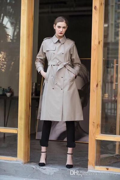 women's trench coats double breasted long windbreaker belt waterproof british coat new high-end english style autumn winter solid color, Tan;black
women's trench coats double breasted long windbreaker belt waterproof british coat new high-end english style autumn winter solid color, Tan;black