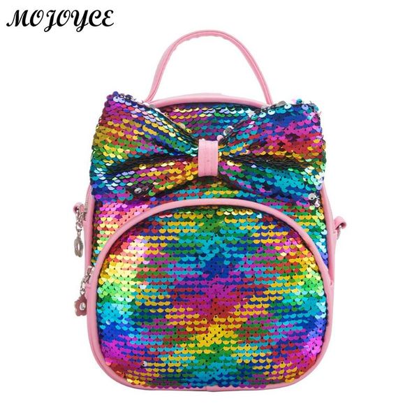 women mini sequins backpack cute bow shoulder bag for girls school bags bling shiny travel backpacks children rucksack mochila
women mini sequins backpack cute bow shoulder bag for girls school bags bling shiny travel backpacks children rucksack mochila