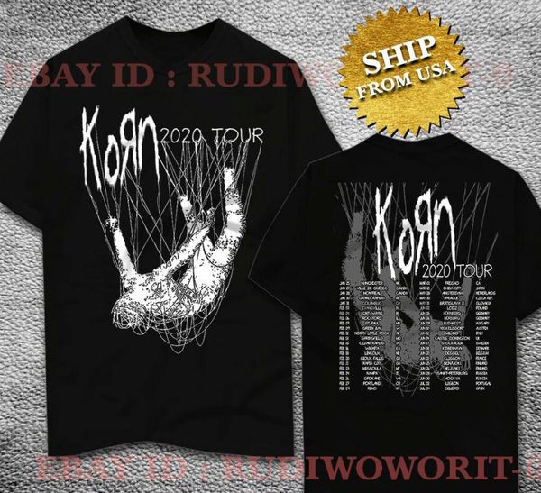 korn t shirt joint tour 2020 complete dates concert tee size s - 3xl, White;black
korn t shirt joint tour 2020 complete dates concert tee size s - 3xl, White;black