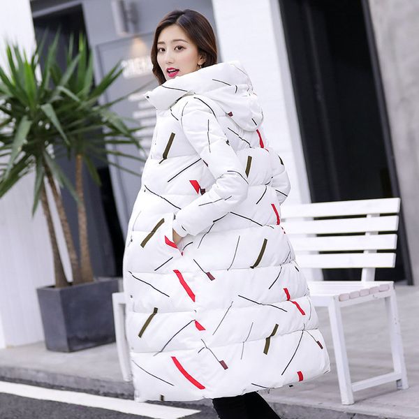 winter women hooded coat thicken warm long jacket female plus size padded outwear korean print parka chaqueta feminino overcoat, Tan;black
winter women hooded coat thicken warm long jacket female plus size padded outwear korean print parka chaqueta feminino overcoat, Tan;black