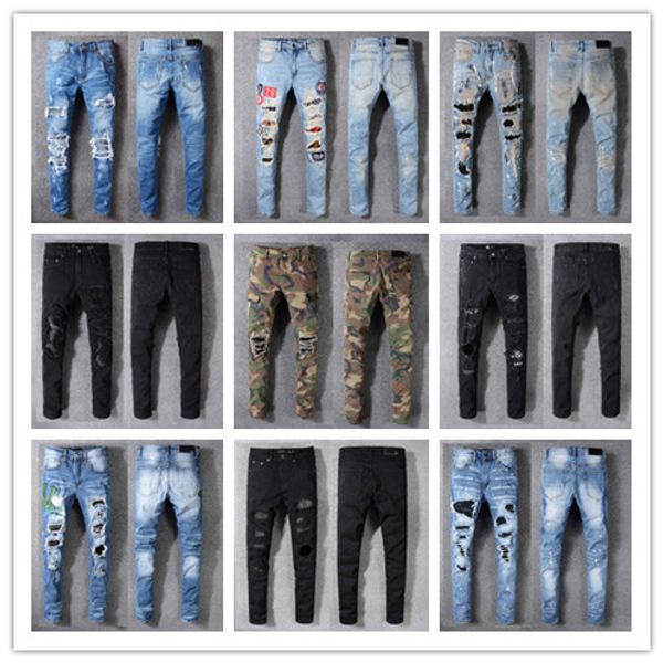 2020 amiri jeans famous brand designer jeans hip hop jean men fashion street wear mens biker jeans man pants, Blue
2020 amiri jeans famous brand designer jeans hip hop jean men fashion street wear mens biker jeans man pants, Blue