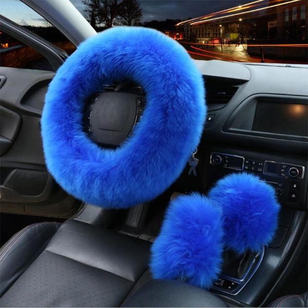 3pcs natural hair car steering wheel cover long plush warm wool handbrake gear shifter covers winter car interior accessories
3pcs natural hair car steering wheel cover long plush warm wool handbrake gear shifter covers winter car interior accessories