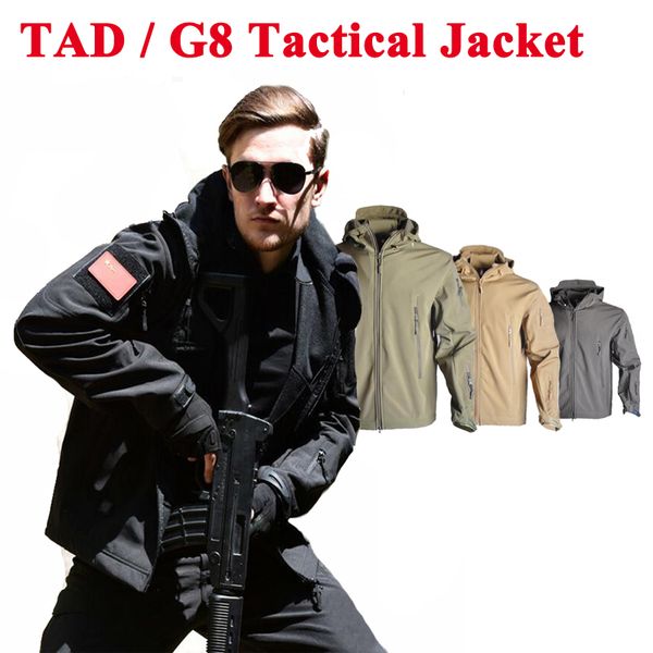tad softshell jacket / g8 tactical jacket men outdoor waterproof hunting clothes hiking camping hooded windbreaker, Blue;black
tad softshell jacket / g8 tactical jacket men outdoor waterproof hunting clothes hiking camping hooded windbreaker, Blue;black