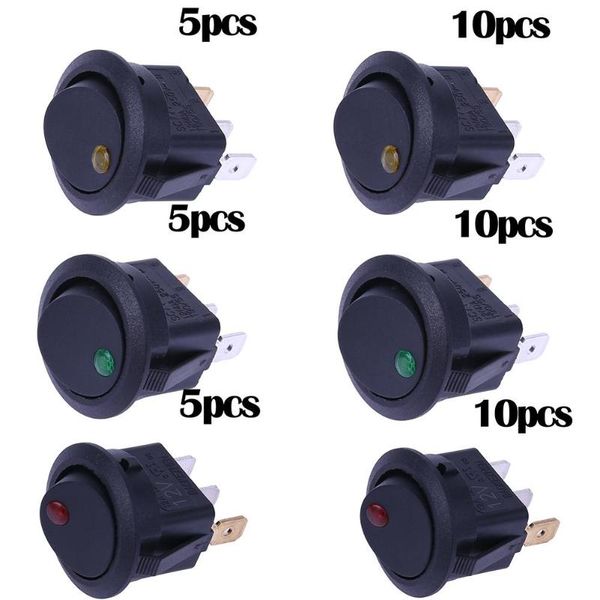 5/10pcs led dot light 12v 12a car boat round rocker on/off toggle spst switch auto boats motorcycles switch
5/10pcs led dot light 12v 12a car boat round rocker on/off toggle spst switch auto boats motorcycles switch