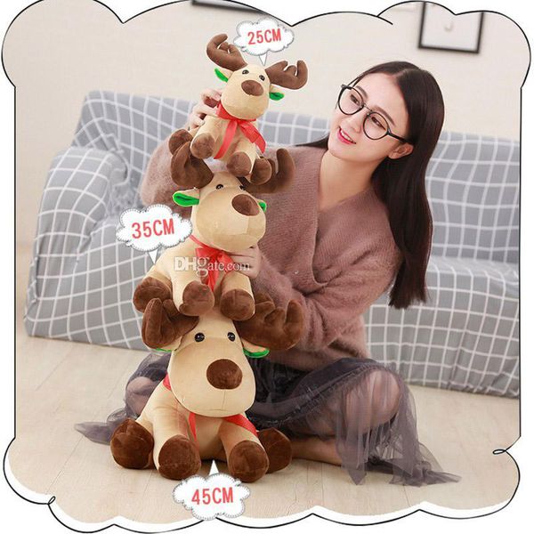 christmas elk lovely stuffed plush toys cushion cartoon xmas deer children kids' gift animal dolls toys 25cm ing
christmas elk lovely stuffed plush toys cushion cartoon xmas deer children kids' gift animal dolls toys 25cm ing