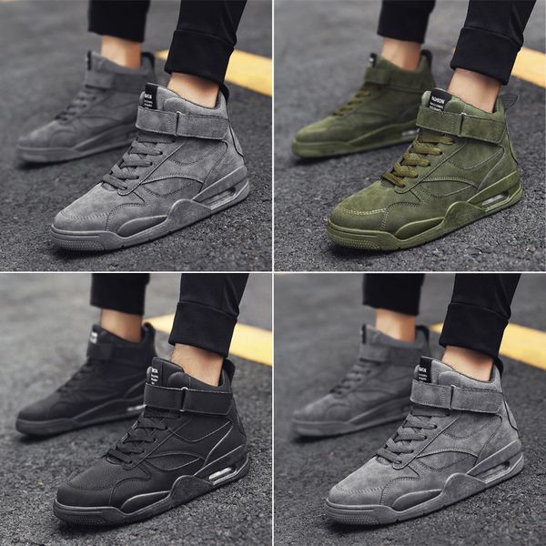 2020 new mens shoes black grey sneakers mid-high shoes non-slip rubber men's sport running for men
2020 new mens shoes black grey sneakers mid-high shoes non-slip rubber men's sport running for men