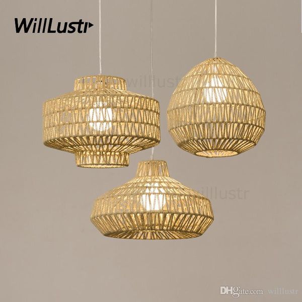 willlustr natural handmade hemp rope pendant lamp home bedroom l dinning room restaurant hand knitted wicker suspension hanging light
willlustr natural handmade hemp rope pendant lamp home bedroom l dinning room restaurant hand knitted wicker suspension hanging light