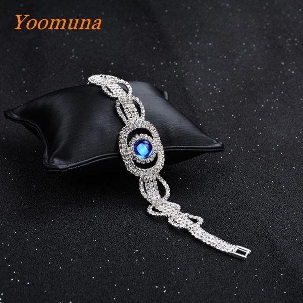 fashion brand designer charming bride wedding crystal bracelet women jewelry shiny rhinestone chain bracelet for female 2020 new, Black
fashion brand designer charming bride wedding crystal bracelet women jewelry shiny rhinestone chain bracelet for female 2020 new, Black