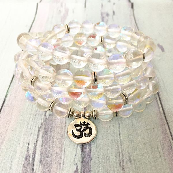 mg0623 new design mermaid crystal beads bracelet 108 mala yoga bracelet for women spiritual necklace ohm charm energy bracelet, Black
mg0623 new design mermaid crystal beads bracelet 108 mala yoga bracelet for women spiritual necklace ohm charm energy bracelet, Black