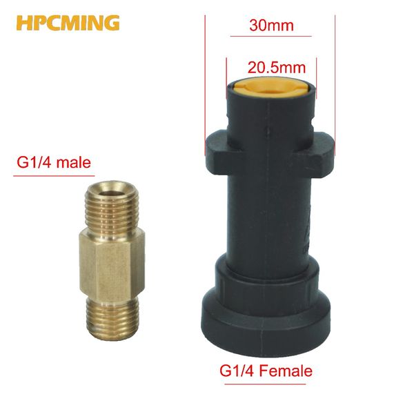2018 for karcher gun and g1/4 thread transfer time-limited new gs pressure plastic washer bayonet adapter (cw210
2018 for karcher gun and g1/4 thread transfer time-limited new gs pressure plastic washer bayonet adapter (cw210