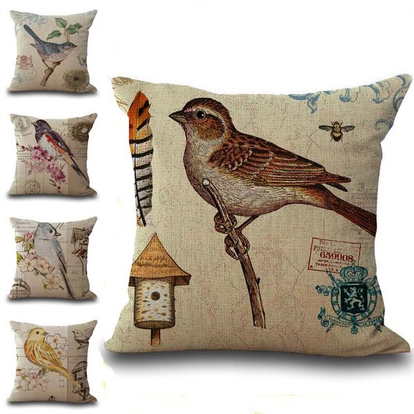 retro litte birds pillow case cushion cover linen cotton throw pillowcases sofa cars decorative pillowcover drop ship 240556
retro litte birds pillow case cushion cover linen cotton throw pillowcases sofa cars decorative pillowcover drop ship 240556