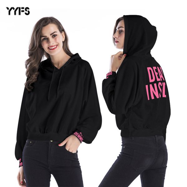 womens designer hooded sweater raglan sleeves loose large size letter printing seasonvsx6, Black;brown
womens designer hooded sweater raglan sleeves loose large size letter printing seasonvsx6, Black;brown