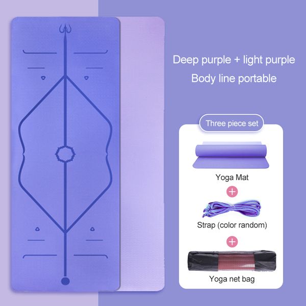 new yoga mat одно двойного цвет покрытие tpe упражнения спорт пилатес мат для фитнеса gym главных безвкусного pad 6мм / 8мм
new yoga mat одно двойного цвет покрытие tpe упражнения спорт пилатес мат для фитнеса gym главных безвкусного pad 6мм / 8мм