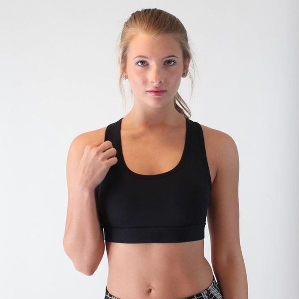 women's solid color back pocket portable mobile phone yoga shockproof sports bra fitness exercise breathable sports underwear, White;black
women's solid color back pocket portable mobile phone yoga shockproof sports bra fitness exercise breathable sports underwear, White;black