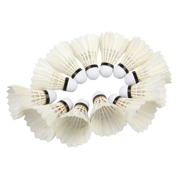 brand 12x pcs professional durable shuttle cock first grade badminton shuttlecock training match duck feather ball
brand 12x pcs professional durable shuttle cock first grade badminton shuttlecock training match duck feather ball