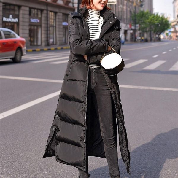 waterproof snow parkas outwear pockets winter new women's thicken warm female long hooded jackets, Black
waterproof snow parkas outwear pockets winter new women's thicken warm female long hooded jackets, Black