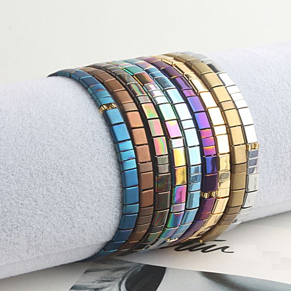 zmzy luxury new bead bracelet women bohemian hematite bracelet men vintage jewelry boho tile beads mujer filament, Golden;silver
zmzy luxury new bead bracelet women bohemian hematite bracelet men vintage jewelry boho tile beads mujer filament, Golden;silver
