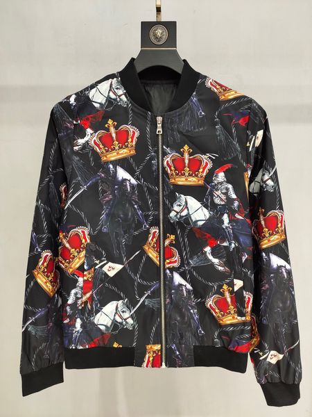 2020 new crown printing fashion jacket men clothing zipper slim mens designer jackets windbreaker sportswear luxury jacket plus size m-3xl, Black;brown
2020 new crown printing fashion jacket men clothing zipper slim mens designer jackets windbreaker sportswear luxury jacket plus size m-3xl, Black;brown