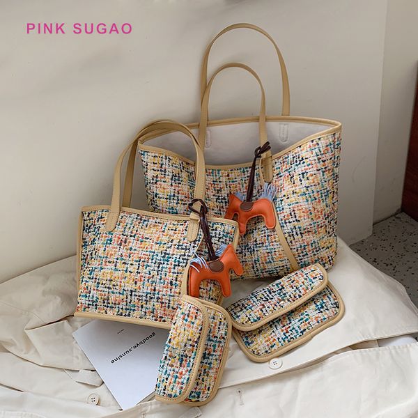 pink sugao designer tote bags women handbag luxury shoulder bag composite bags 2pcs/set new fashion purse for lady wholesales
pink sugao designer tote bags women handbag luxury shoulder bag composite bags 2pcs/set new fashion purse for lady wholesales