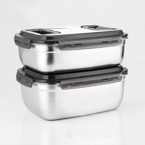 set of 2 304 stainless steel fridge container bento storage box kitchen items lunch organizer refrigerator organizer
set of 2 304 stainless steel fridge container bento storage box kitchen items lunch organizer refrigerator organizer