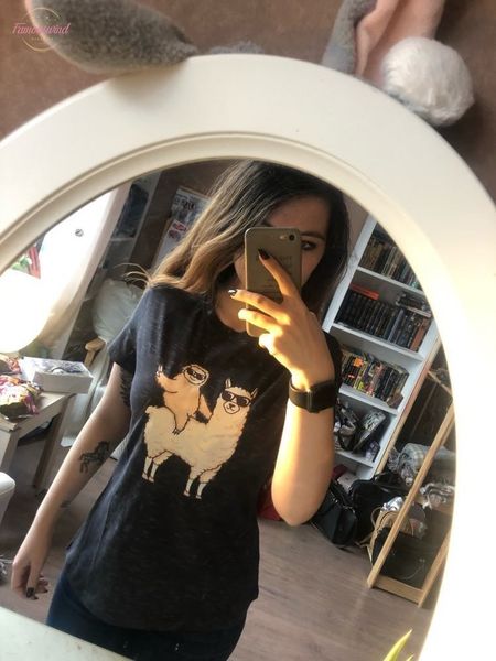 fashion cotton female t shirts short sleeve plus size women t shirt alpaca printing harajuku kpop tee tshirt femme, White
fashion cotton female t shirts short sleeve plus size women t shirt alpaca printing harajuku kpop tee tshirt femme, White