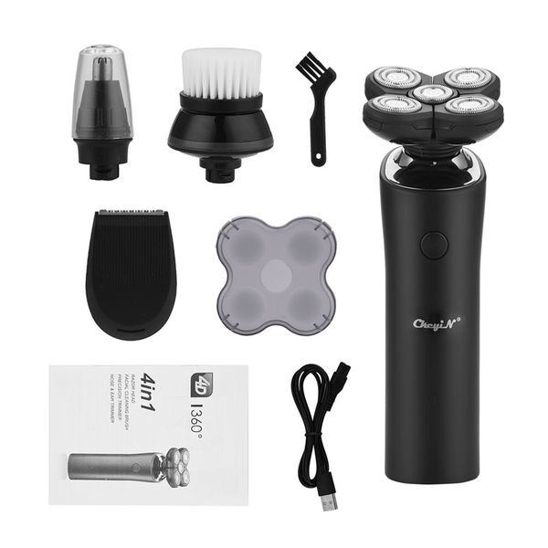 4 in 1 five blade electric shaver for men rechargeable razor beard nose ear trimmer waterproof dry wet shaver shaving machine 45
4 in 1 five blade electric shaver for men rechargeable razor beard nose ear trimmer waterproof dry wet shaver shaving machine 45