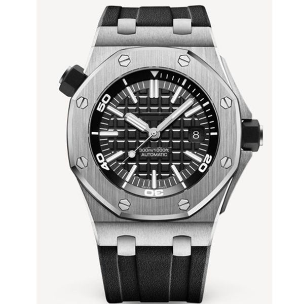 luxury royal oak offshore fashion diver 42mm mens automatic movement 15703 rubber belt mens black dial wristwatches sports watches, Slivery;brown
luxury royal oak offshore fashion diver 42mm mens automatic movement 15703 rubber belt mens black dial wristwatches sports watches, Slivery;brown