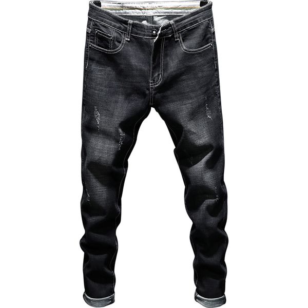 fashion men jeans small wrinkle motorcycle slim hip hop denim jeans in two colors black and dark blue ac24
fashion men jeans small wrinkle motorcycle slim hip hop denim jeans in two colors black and dark blue ac24