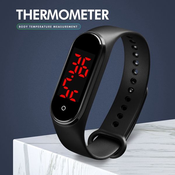 skmei body temperature measurement wristband men women ladies wrist watches touch screen digital tracker fashion rechargeable v8, Slivery;brown
skmei body temperature measurement wristband men women ladies wrist watches touch screen digital tracker fashion rechargeable v8, Slivery;brown