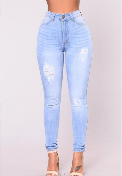 women's new fashion blue skinny hole ripped pencil high waist slim pencil trousers women's holes jeans plus size
women's new fashion blue skinny hole ripped pencil high waist slim pencil trousers women's holes jeans plus size
